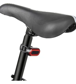 Fanalino posteriore per bicicletta sparco in alluminio e silicone, 3 modalita' di illuminazione