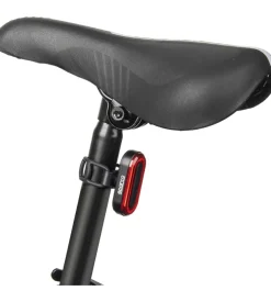 Fanalino posteriore per bicicletta sparco in alluminio e silicone, 3 modalita' di illuminazione