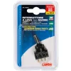 Interruttore a leva tipo racing, in alluminio con spia a led -  12/24v - rosso -  20a  45554