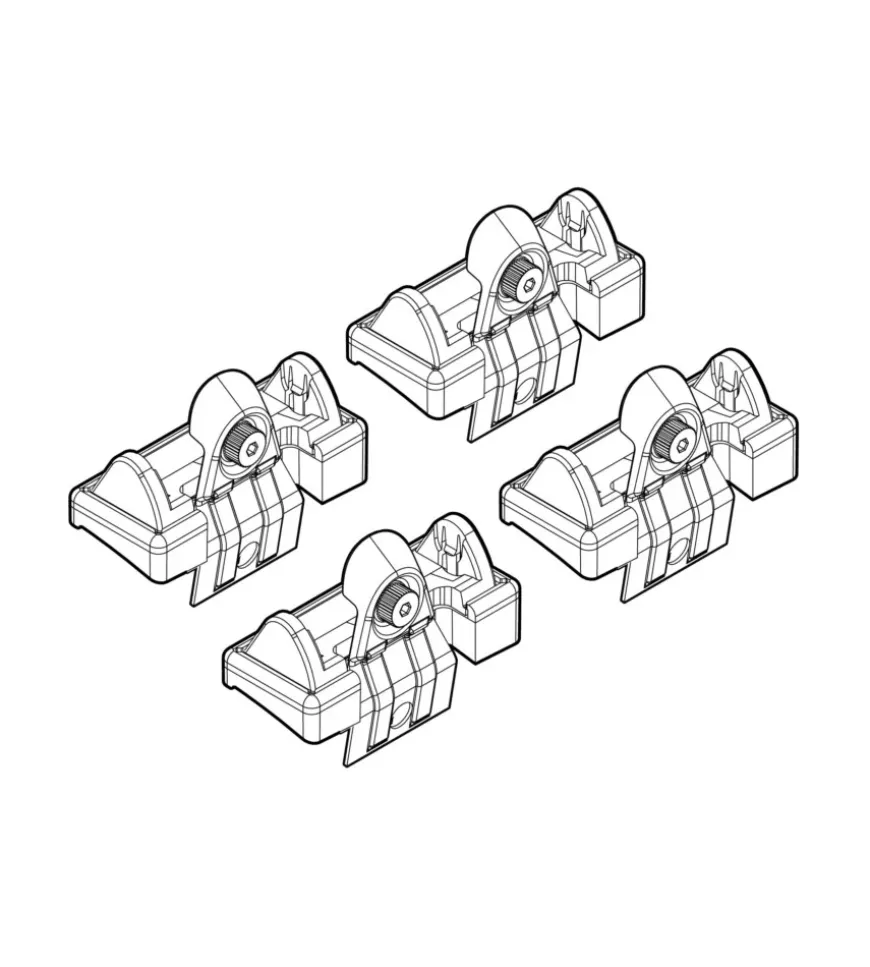 Kit attacchi per barre auto portatutto bmw x5(no railin 5/00>2/07 n21034