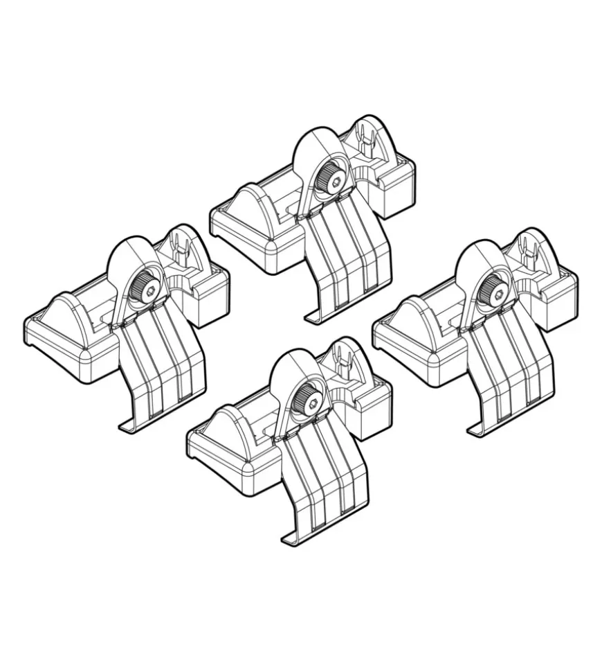 Kit attacchi per barre auto portatutto bmw s5 berlina 7/03>12/09 n21025