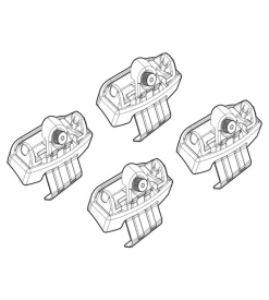 Kit attacchi per barre auto portatutto honda cr-v 18>  n21225