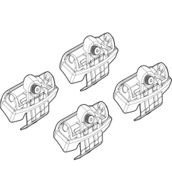 Kit attacchi per barre auto portatutto citroen c3 16>  n21202