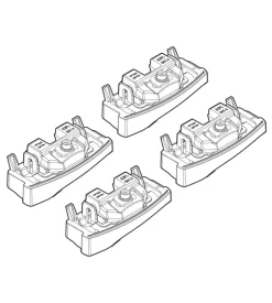 Kit attacchi per barre auto portatutto hyundai i30 3/5p 12>  n21179
