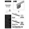 Kit attacchi per barre auto portatutto dacia logan furgovan 09> (2 barre)  n30252