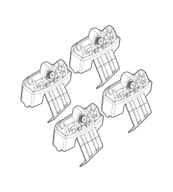Kit attacchi per barre auto portatutto opel insigna 09>  n21123