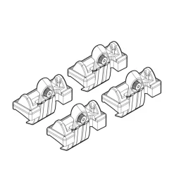Kit attacchi per barre auto portatutto audi a3 sportbac 5d 09/04>  n21039
