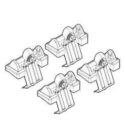 Kit attacchi per barre auto portatutto alfa 147     10/0003/11  n21017