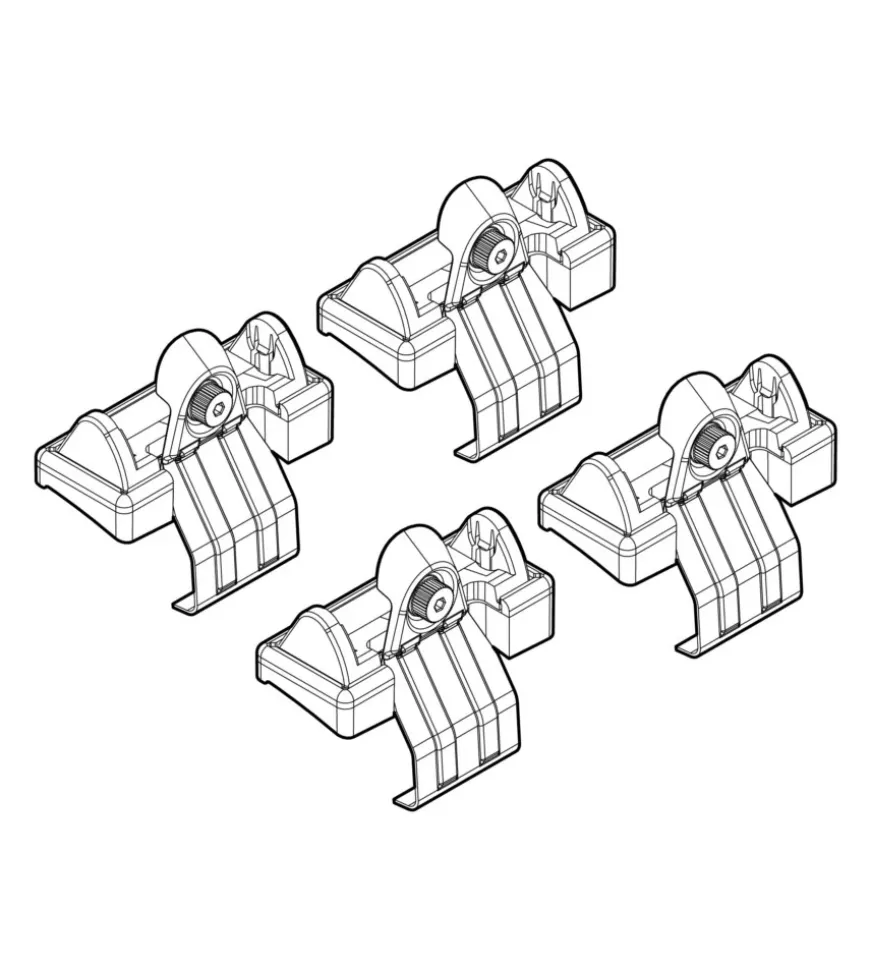 Kit attacchi per barre auto portatutto honda hr-v 3/5d 01/99>12/05 n21014