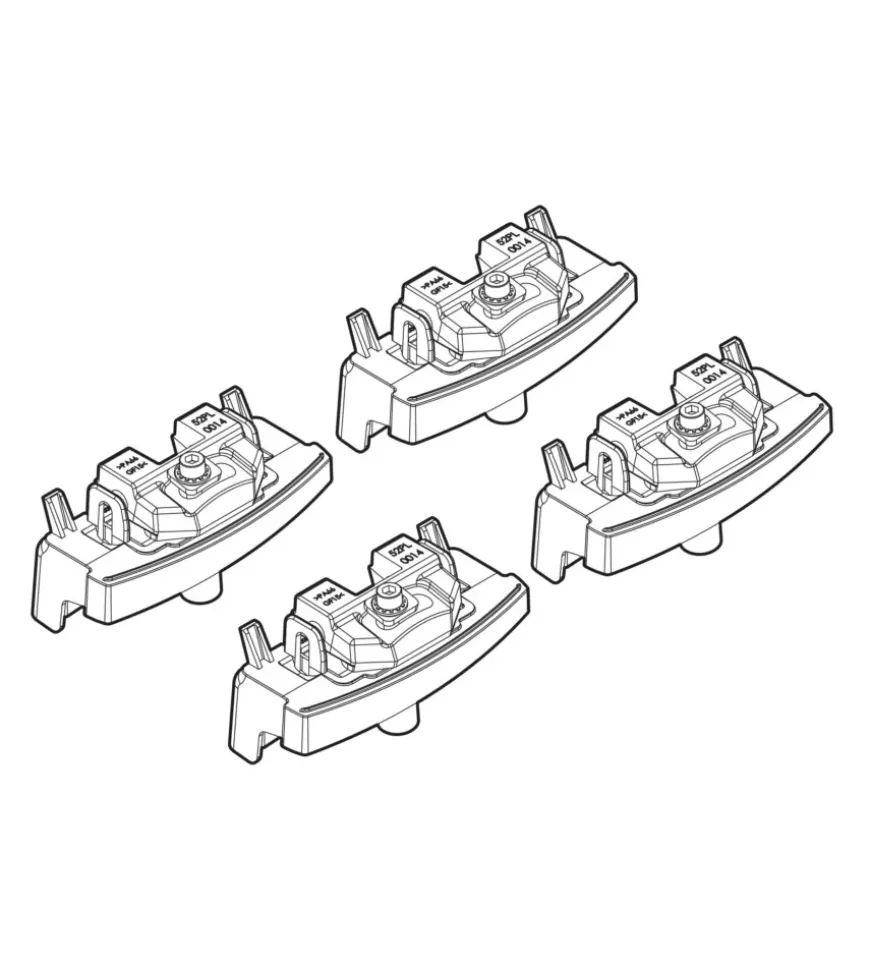 Kit attacchi per barre auto portatutto hyundai i40 wagon 11> n21177