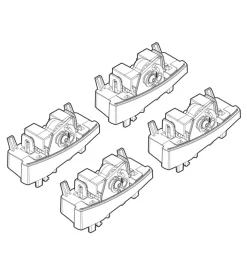 Kit attacchi per barre auto portatutto opel corsa 3/5p 06>14, 14>  n21170