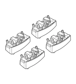 Kit attacchi per barre auto portatutto peugeot 207 3/5p 05/06->  n21107