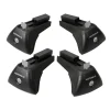 Kit 4 piedi per barre quadra in-rail kit steel  n20021