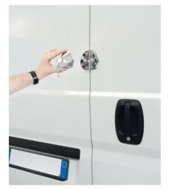 Kit serratura aggiuntiva per porte veicoli commerciali lampa "vigilant" - 65411