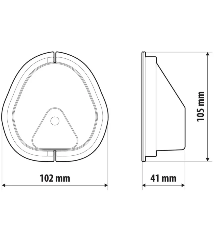 Kit 2 serrature aggiuntive per porte veicoli commerciali lampa "vigilant" - 65412