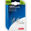 Lampada con zoccolo vetro 12v - w2w - 2w - w2,1x9,5d - 2 pz  - d/blister  58102