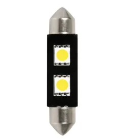 Lampada 12v hyper-led 6 - 2 smd x 3 chips - 10x42 mm - sv8,5-8 - 1 pz  58449