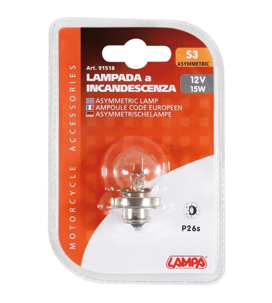 Lampada 12v s3 p26s 15w 91518