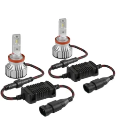 Lampade led per auto 9-32v halo led serie 7 compact - (h8-h9-h11-h16) - 36w - pgj19-x - 2 pz - scatola 57779