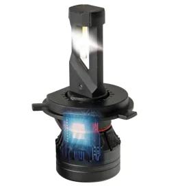 Lampade led per auto 9-32v halo led serie 9 ultra power compact - (h4) - 45w - p43t - 2 pz  - scatola  57763