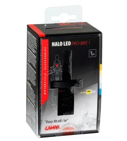 Lampade led per auto 9-32v halo led pro-bike 1 - (h4) - 25w - p43t - 1 pz  - scatola  57756