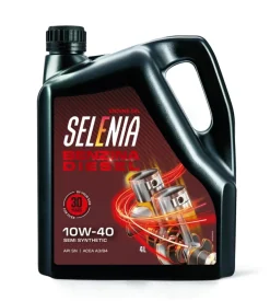 Lubrificante arexons "selenia 10w40" benzina e diesel, 4 litri