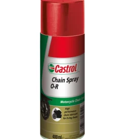 Lubrificante sintetico chain spray o-r per moto, bianco, ottima protezione