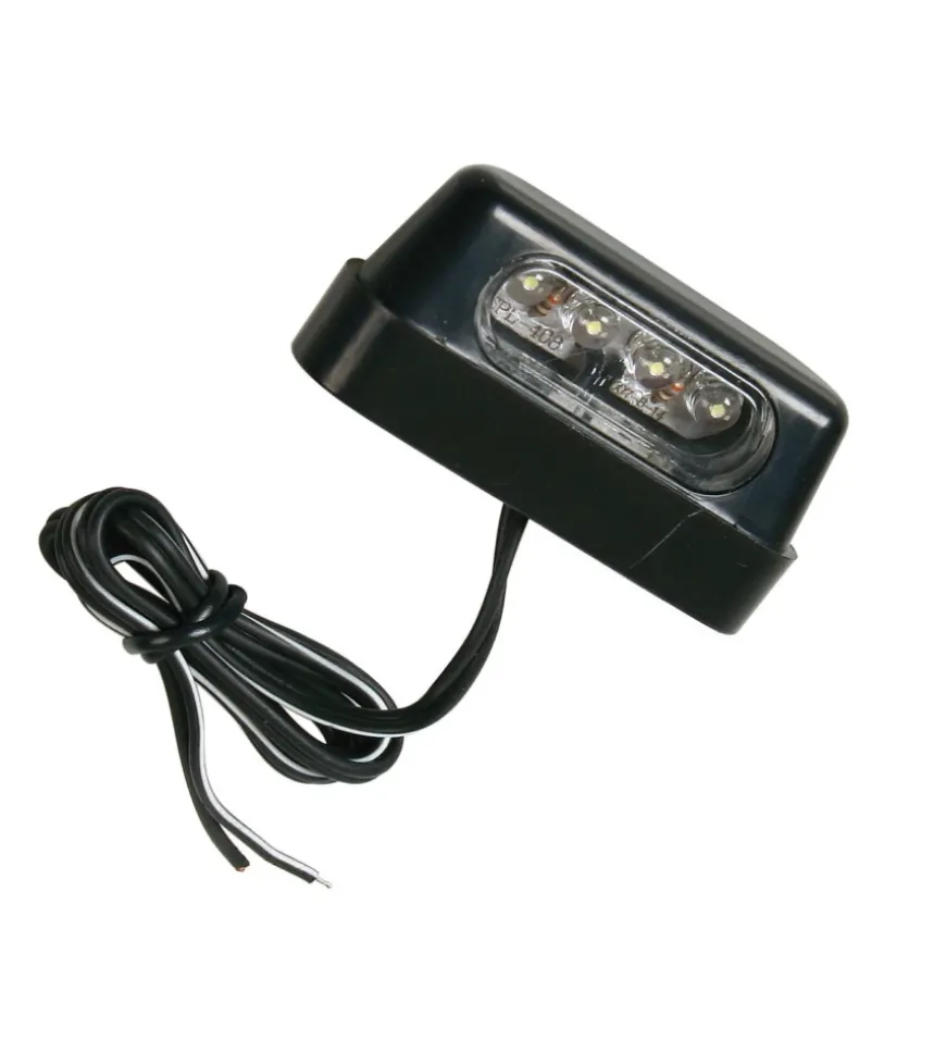 Luce targa 4 led bianca 90162
