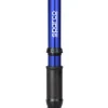 Mini pompa per bicicletta sparco blu in alluminio
