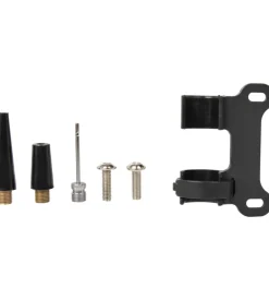 Mini pompa per bicicletta sparco blu in alluminio