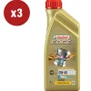 3 pezziolio castrol edge 0w-40 1l