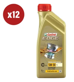 12 pezzi olio castrol edge 5w-30 ll titanium 1l