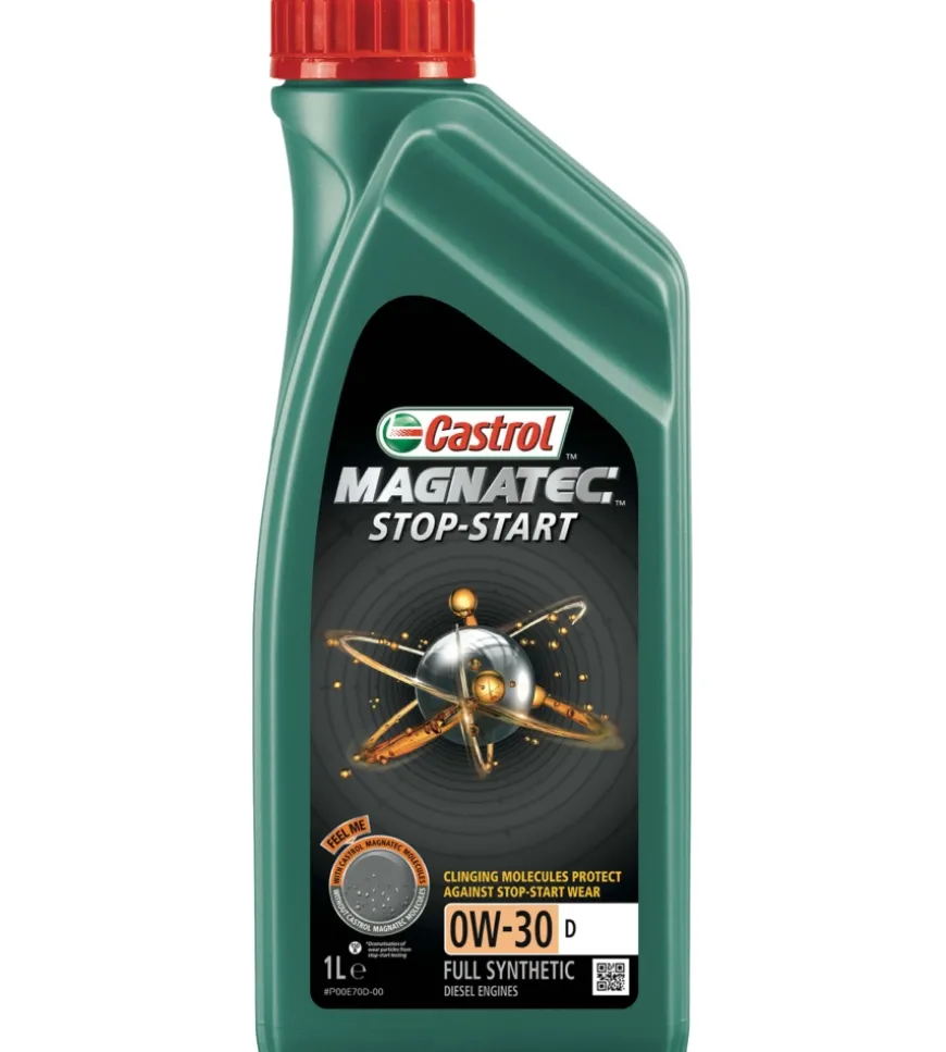 5 pezzi olio castrol magnatec stop&start 0w-30d q3 1l