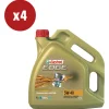 4 pezzi olio lubrificante per motore auto edge 5w40 titanium fst 4l