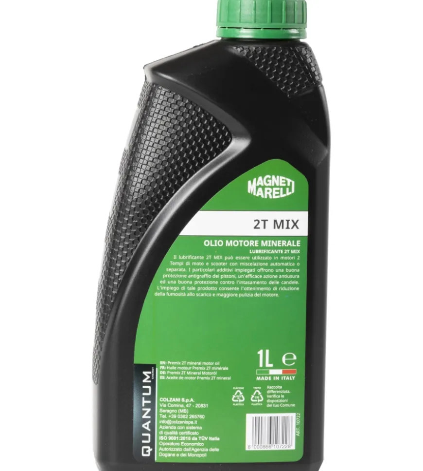 5 pezziolio quantum marelli 2t mix minerale 1lt