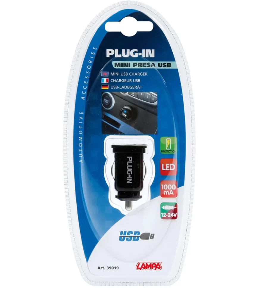 Plug-in 12-24v usb 39019