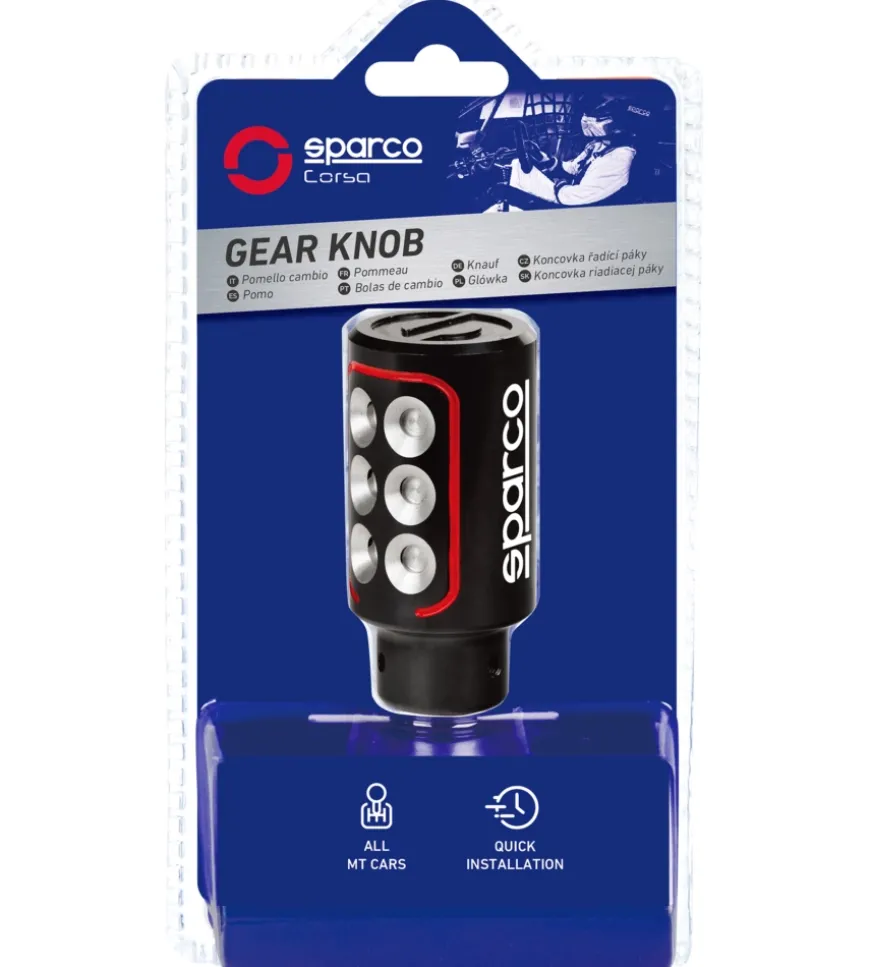 Pomello racing sparco cambio manuale universale per auto