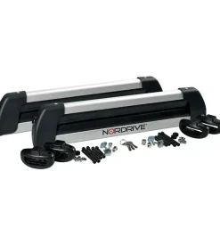 Portasci nordrive "nordic-king evo aluminium nk-40" argento - n40010