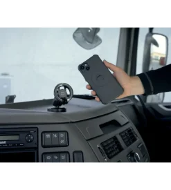 Porta telefono magnetico lampa "magpro" con attacco a ventosa adesiva orientabile e ruotabile - 91805