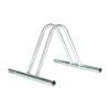Rastrelliera portabici singola in ferro zincato con passaruota 5 cm 37x37x28 cm