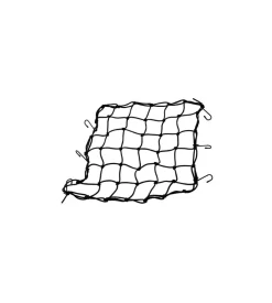 Rete elastica 42x42 portabagagli nera  90500