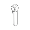 Ricambio braccetto ferma telaio 100 mm per portabici justclick  yck605
