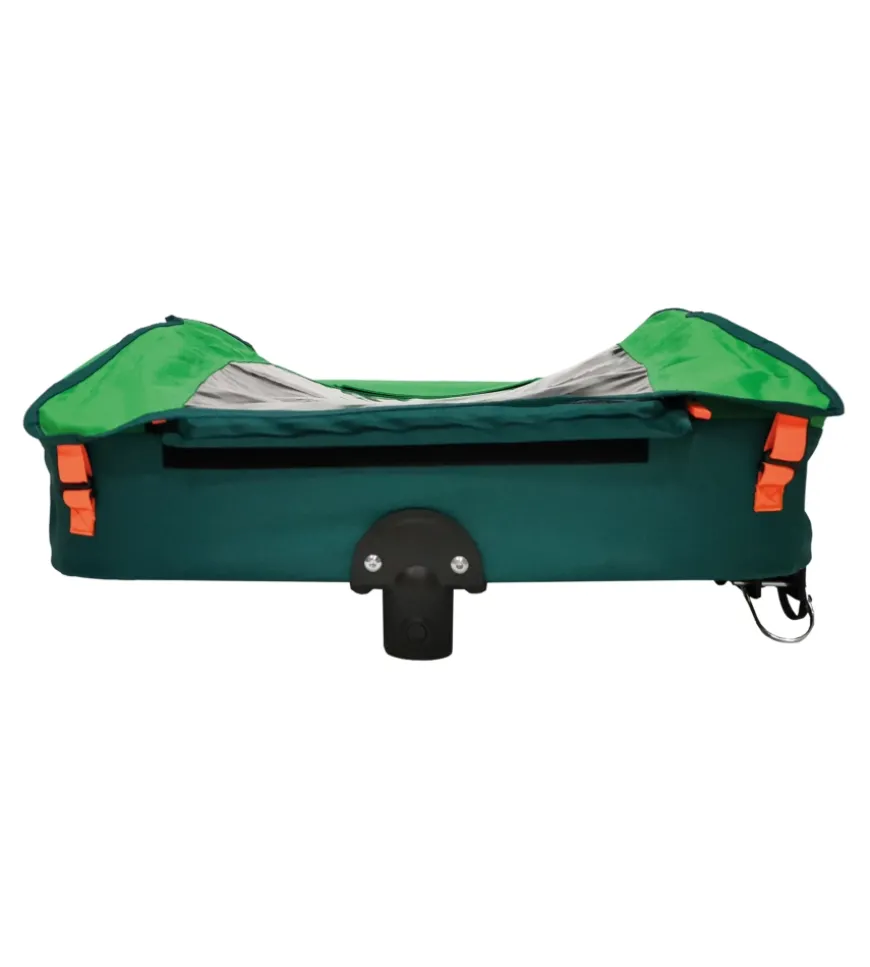 Rimorchio passeggino bici bellelli "trailblazer" 2 in 1 verde chiaro, 41 kg