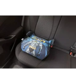 Seggiolino alzabimbo auto dc comics "batman" per bambini con altezza da 125 a 150 cm, ece r129