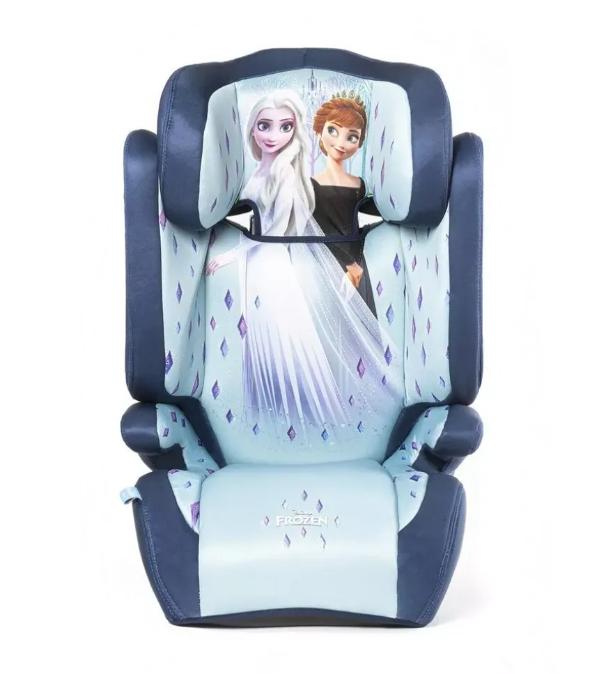 Seggiolino auto disney "frozen" per bambini con altezza da 100 a 150 cm, ece r129