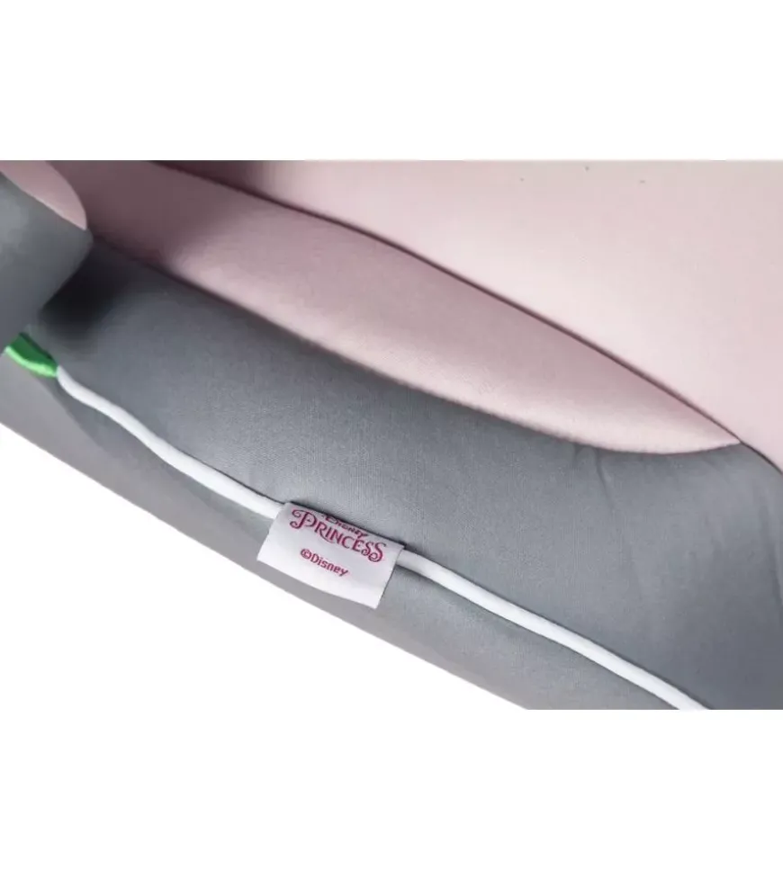 Seggiolino auto disney "princess" per bambini con altezza da 100 a 150 cm, ece r129