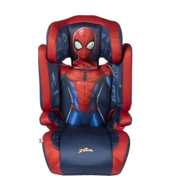 Seggiolino auto marvel "spiderman" per bambini con altezza da 100 a 150 cm, ece r129