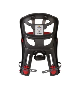 Seggiolino posteriore bici tatoo plus grigio scuro - bellelli