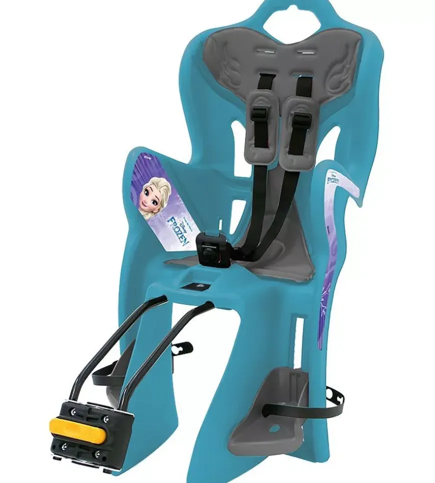 Seggiolino posteriore per bicicletta disney "frozen", portata massima 22 kg