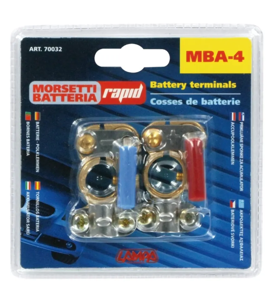 Serie morsetti batteria "rapid" 70032
